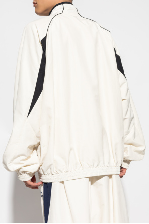Balenciaga check-pattern bomber jacket