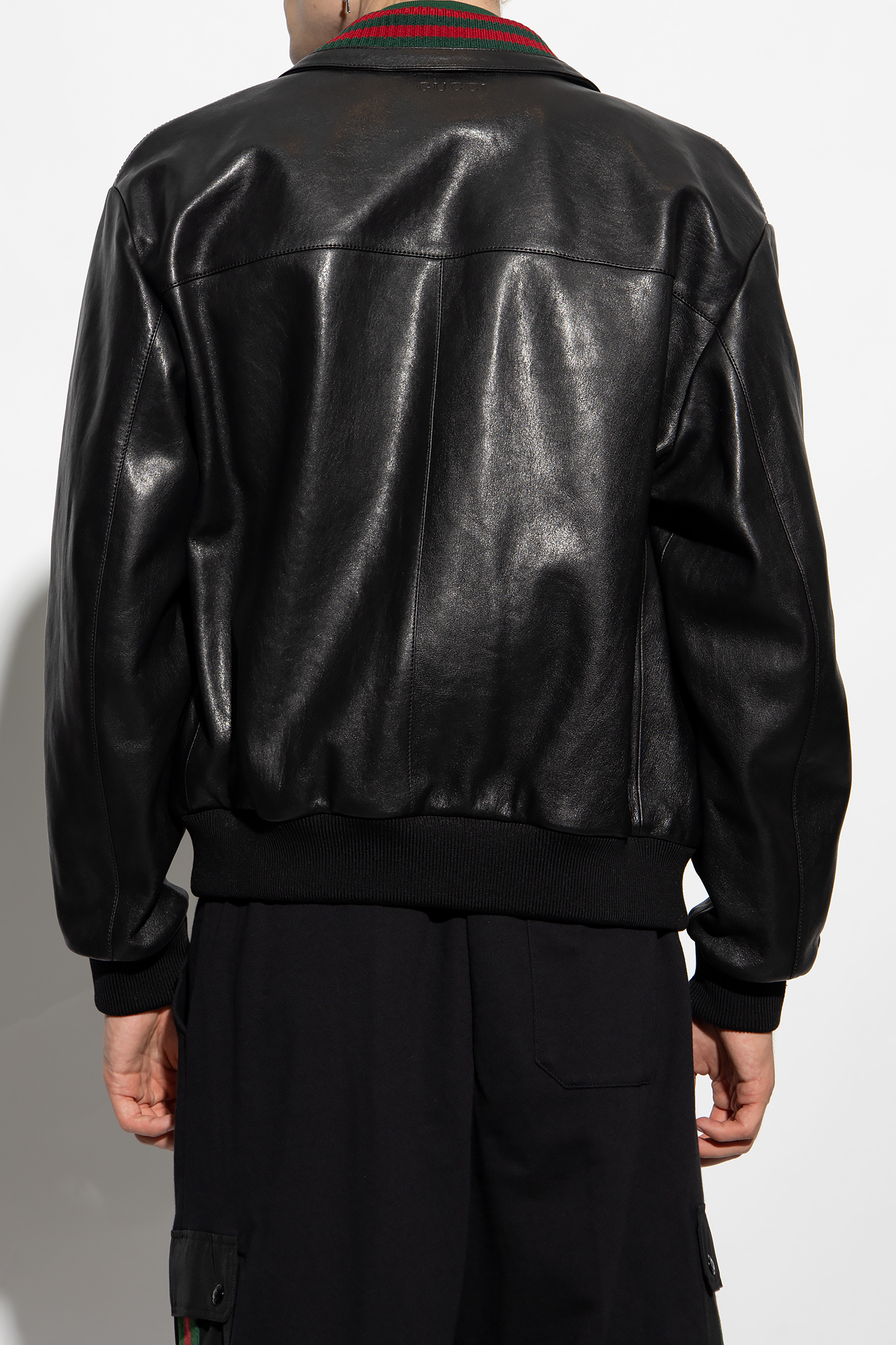 Gucci Leather bomber jacket | Men's Clothing | Vitkac