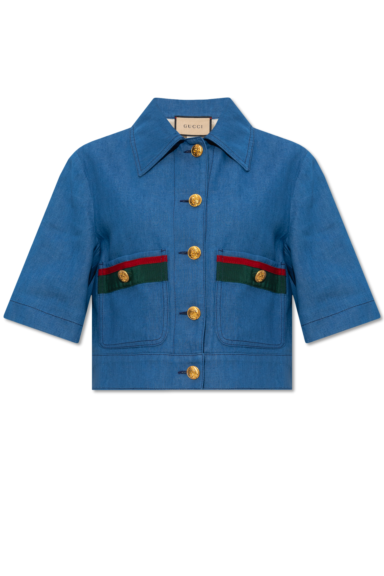 Gucci Patch Denim Shirt