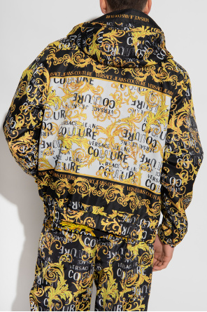 Versace Jeans Couture Patterned hooded jacket