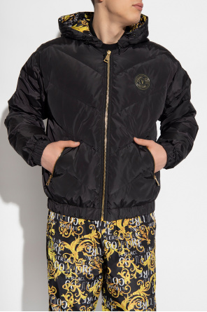 Versace Jeans Couture Hooded quilted jacket