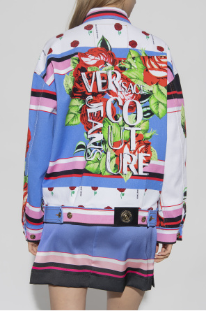 Versace Jeans Couture Patterned denim jacket