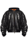 Balenciaga Leather bomber jacket