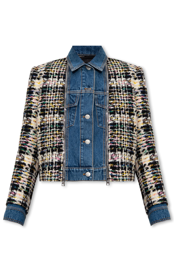 Relaxed-fitting tweed jacket od Alexander McQueen