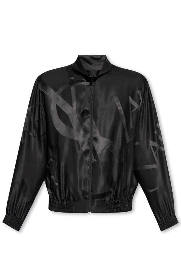 Saint Laurent Silk jacket with logo