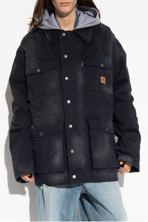 Balenciaga Tall Diamond Quilted Belted Puffer Jacket
