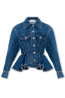Alexander McQueen Peplum denim jacket