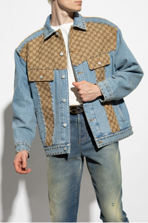 Gucci Jeansowa kurtka z monogramem