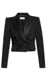 Saint Laurent BLACK Cropped blazer