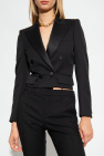 Saint Laurent BLACK Cropped blazer