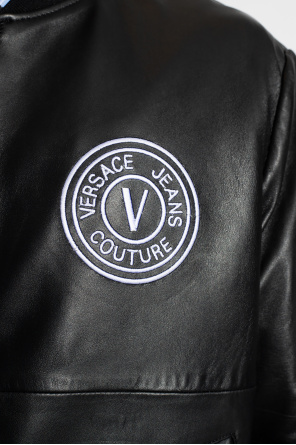 Versace Jeans Couture Leather bomber jacket