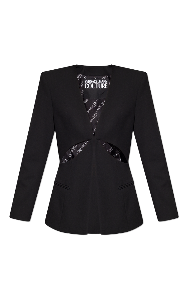 Versace Jeans Couture Blazer with decorative slashes