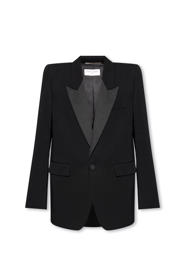 Saint Laurent Wool tuxedo jacket