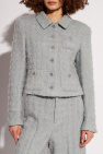 Gucci light blue Tweed blazer