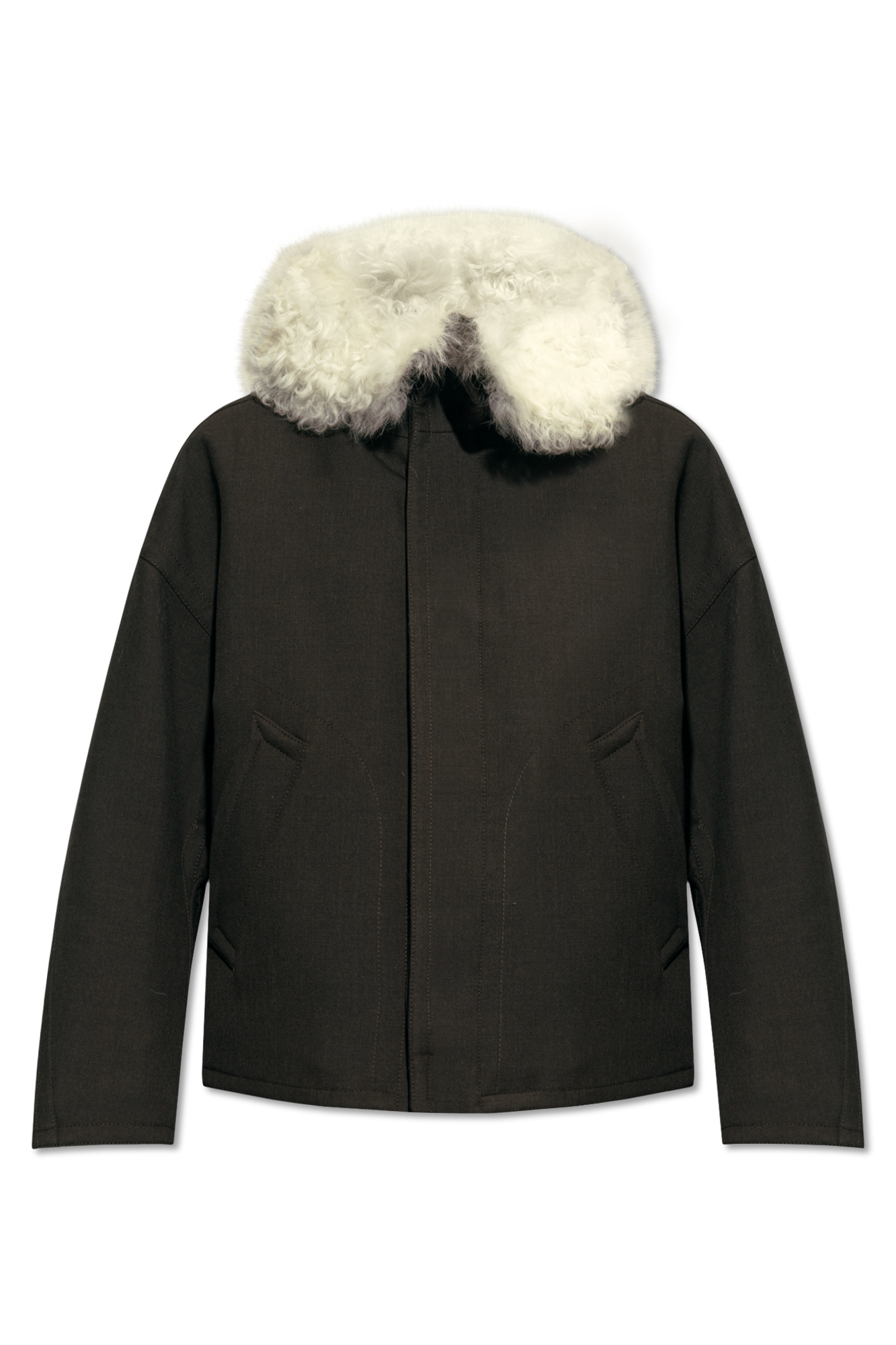 Bottega Veneta Jacket with shearling collar