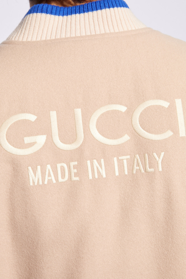 Gucci Wełniana kurtka typu ‘bomber’