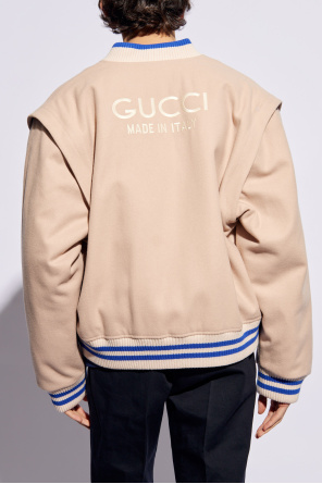 Gucci Wełniana kurtka typu ‘bomber’