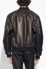 Gucci BLACK Leather jacket with monogram