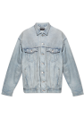 Balenciaga light blue Oversize denim jacket
