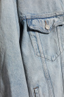 Balenciaga light blue Oversize denim jacket