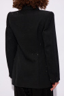 Balenciaga BLACK Rhinestone-embellished blazer