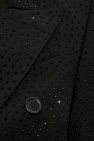 Balenciaga BLACK Rhinestone-embellished blazer