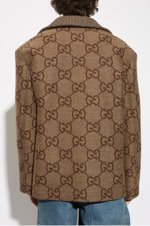 Gucci Wełniany krótki płaszcz