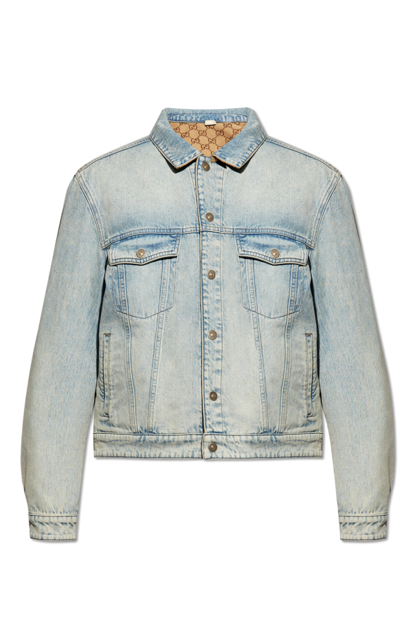 Dwustronna kurtka jeansowa od Gucci