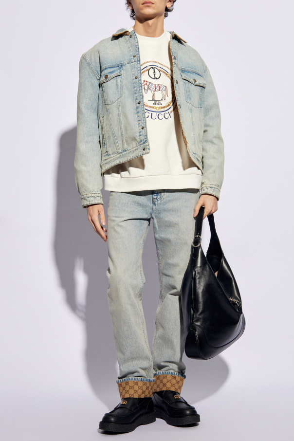 Gucci Dwustronna kurtka jeansowa