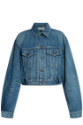 Saint Laurent Distressed denim jacket