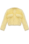 Bottega Veneta YELLOW Short fur coat