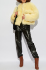 Bottega Veneta YELLOW Short fur coat