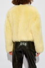Bottega Veneta YELLOW Short fur coat