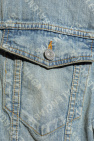 Balenciaga BLUE Denim jacket with vintage effect