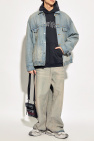 Balenciaga BLUE Printed denim jacket