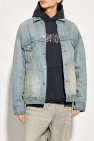 Balenciaga BLUE Printed denim jacket