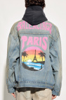 Balenciaga BLUE Printed denim jacket