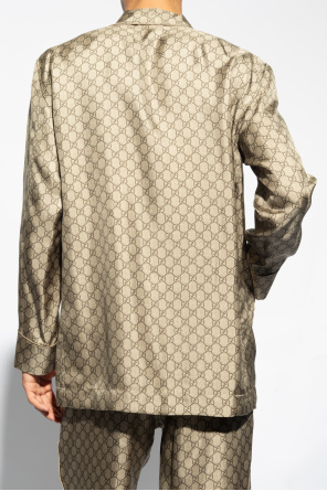 Gucci Jedwabna koszula z monogramem