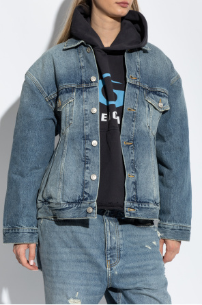 Balenciaga Denim jacket with vintage effect