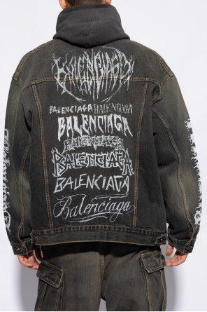 Balenciaga Denim jacket with logo