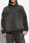 Balenciaga BLACK Denim jacket with logo