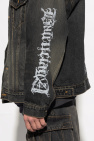Balenciaga BLACK Denim jacket with logo