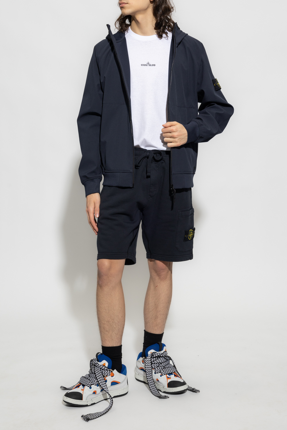 Stone Island jacket Kids with logo