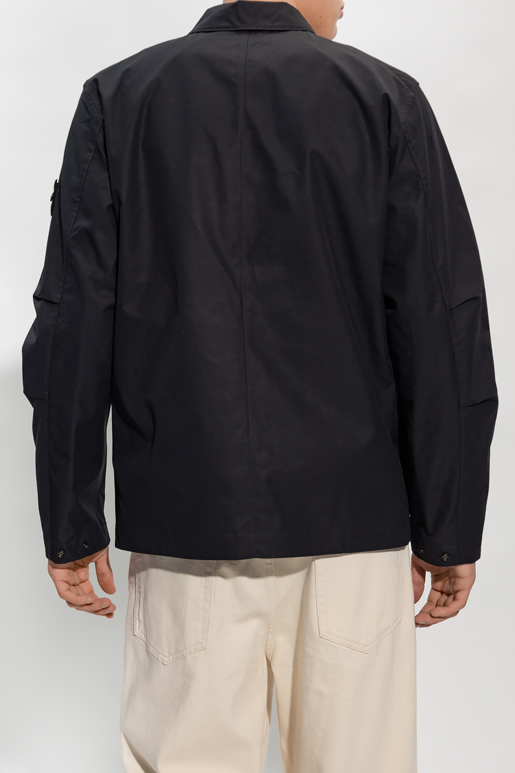 Stone Island jacket Langarm-T-Shirt with logo