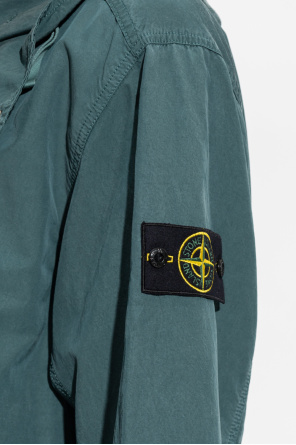 Stone Island jacket ringsdetalje with logo