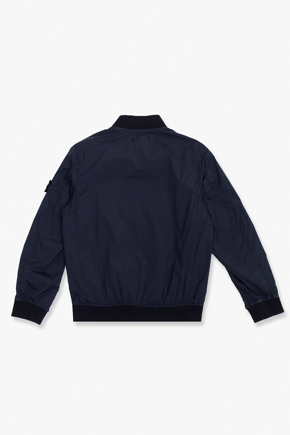 Stone Island Kids mock-neck cropped sweatshirt