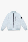Roberto Cavalli monogram-jacquard zip hoodie