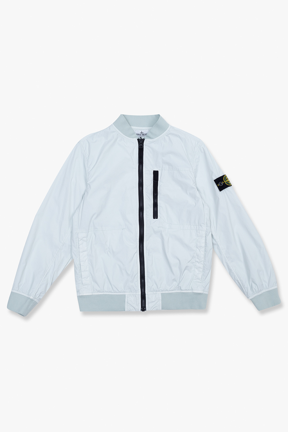 Stone Island Kids Herno panelled high-neck puffer jacket