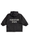 Fear Of God Essentials Kids BLACK Jacket with Logo