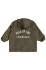 Fear Of God Essentials Kids GREEN Logo Jacket